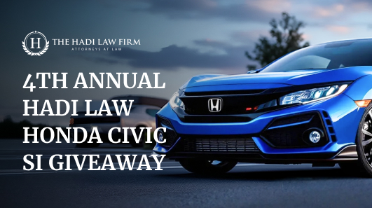 4TH ANNUAL HADI LAW HONDA CIVIC SI GIVEAWAY Thumbnail