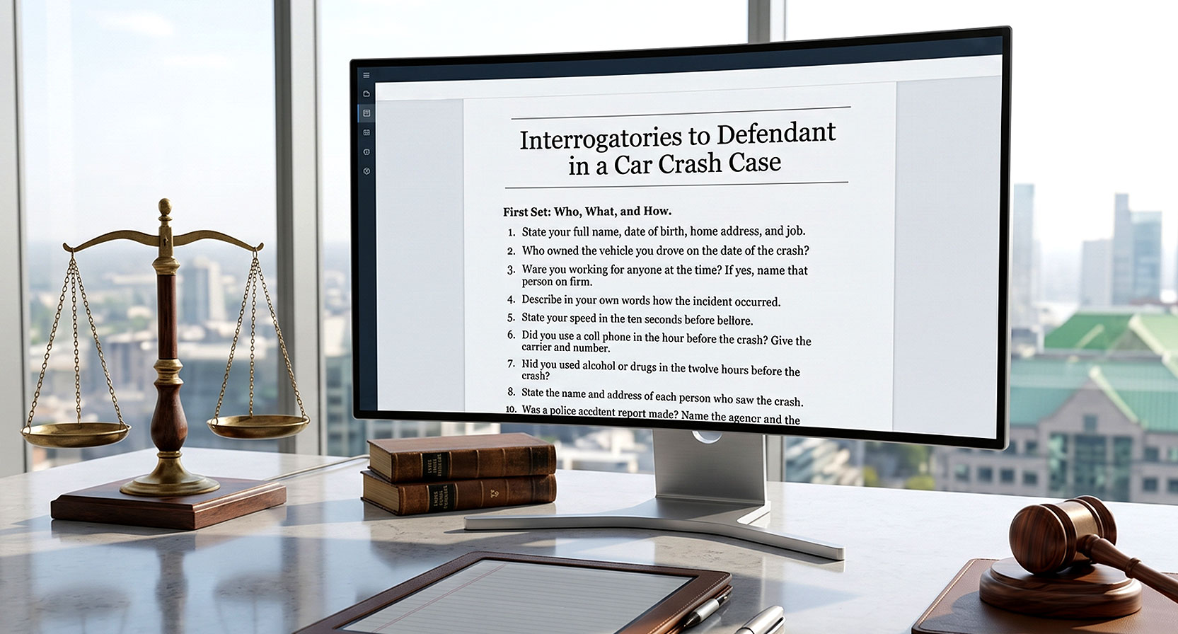 2-Sample-Interrogatories-to-Defendant-in-a-Car-Crash-Case